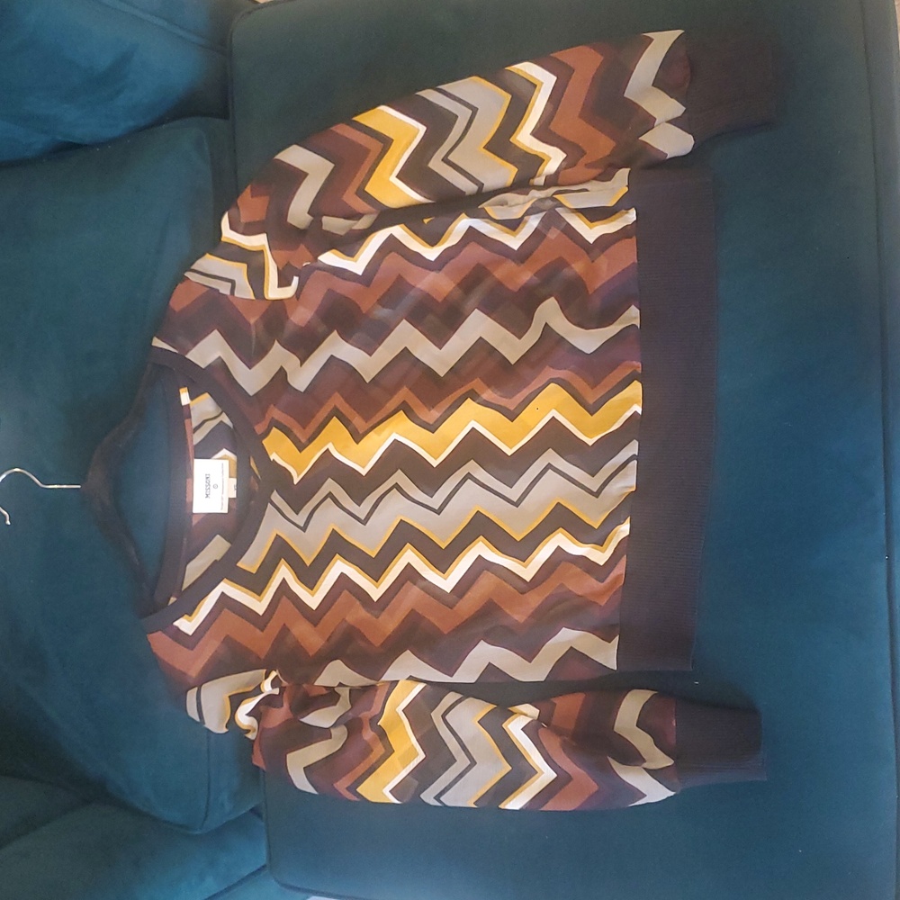 Missoni Multicolor Zigzag Top
